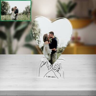 Personalized Acrylic Plaque with Custom Photo and Date