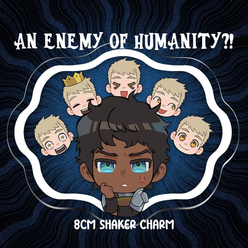 &#39;An Enemy of Humanity?!&quot; 8cm shaker charm