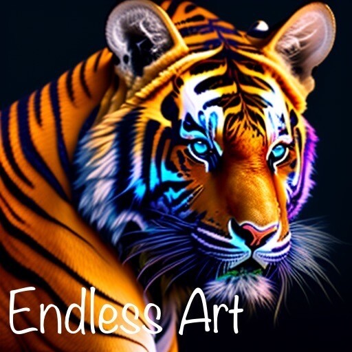 Tiger charm  diamond painting