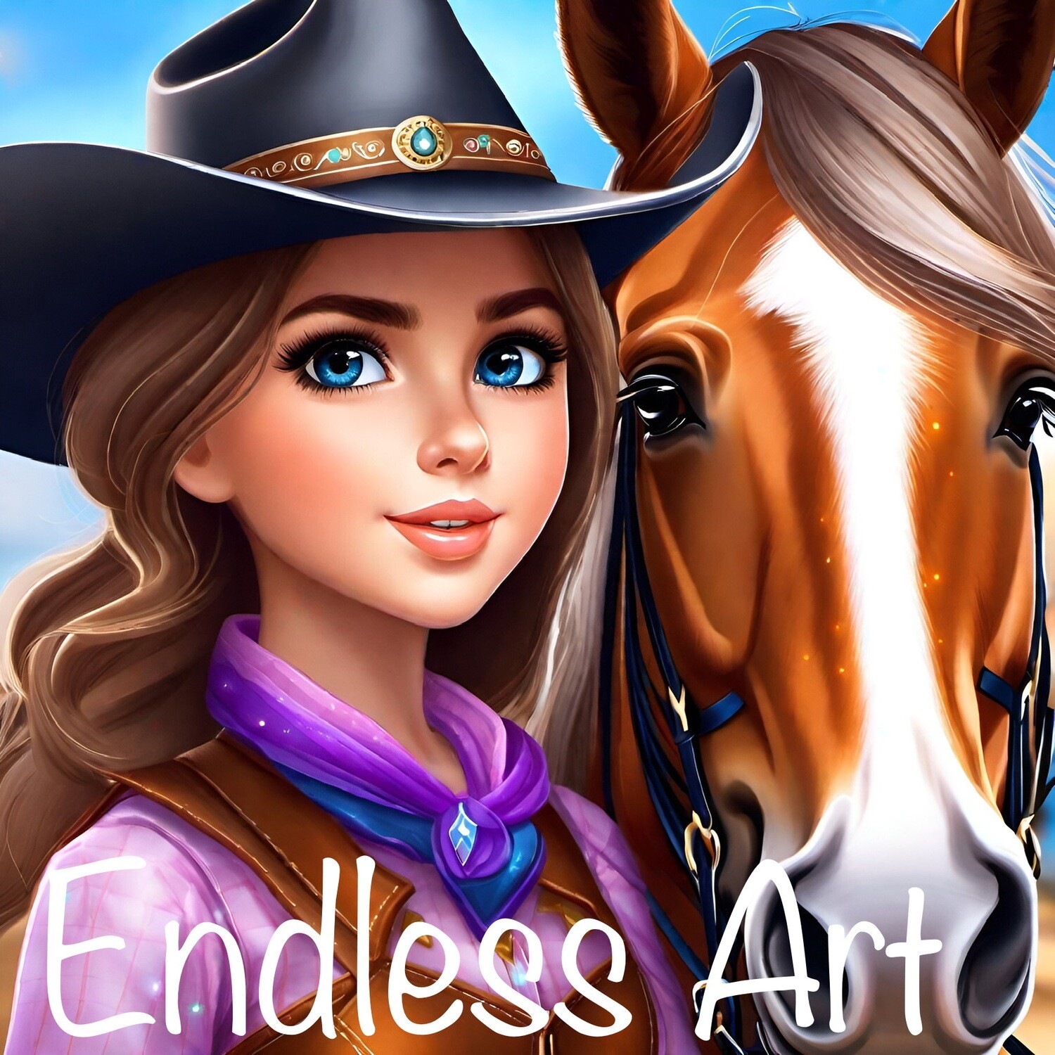 Horse love … Diamond Painting