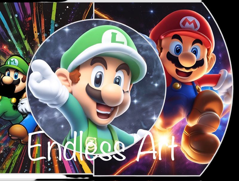 This cute Mario and Luigi Diamond painting sure to please.Delivery 4 to 6 weeks.