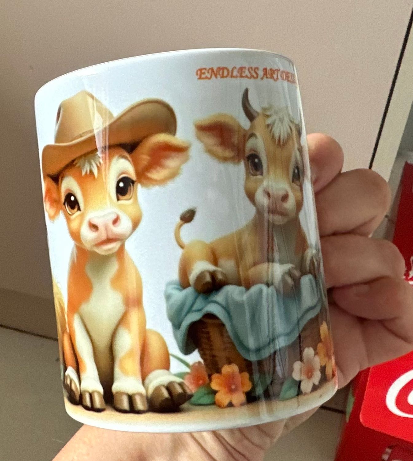 Cow mug