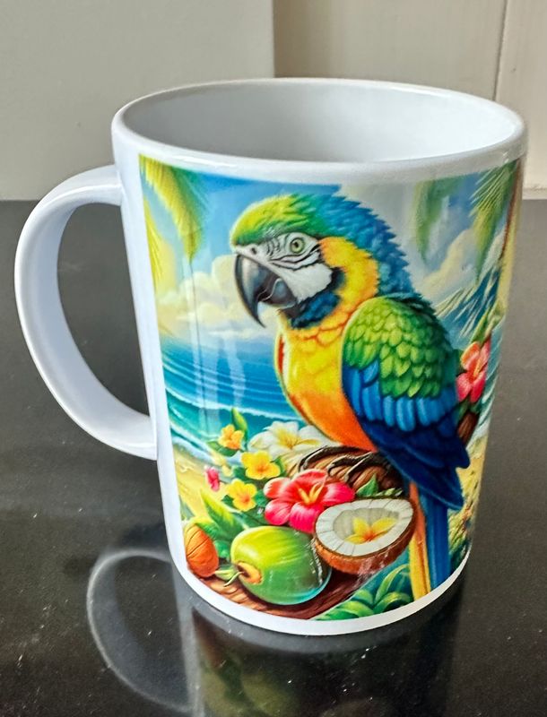 Bird likers coffee/tea mug sublimated