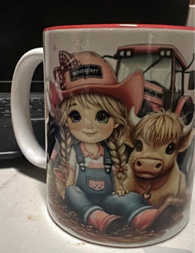 Sublimated mug Ai designed