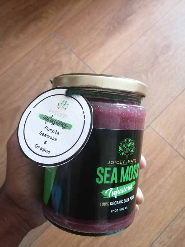 Purple Sea Moss and Grape Infusion