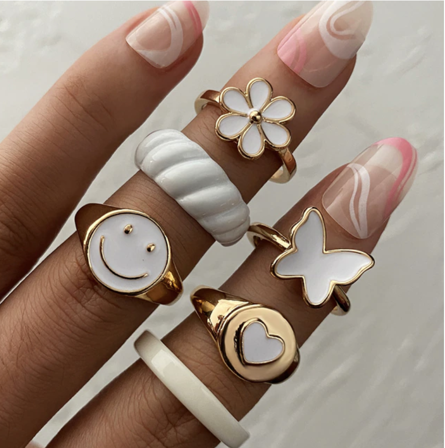 Chunky Rings Set