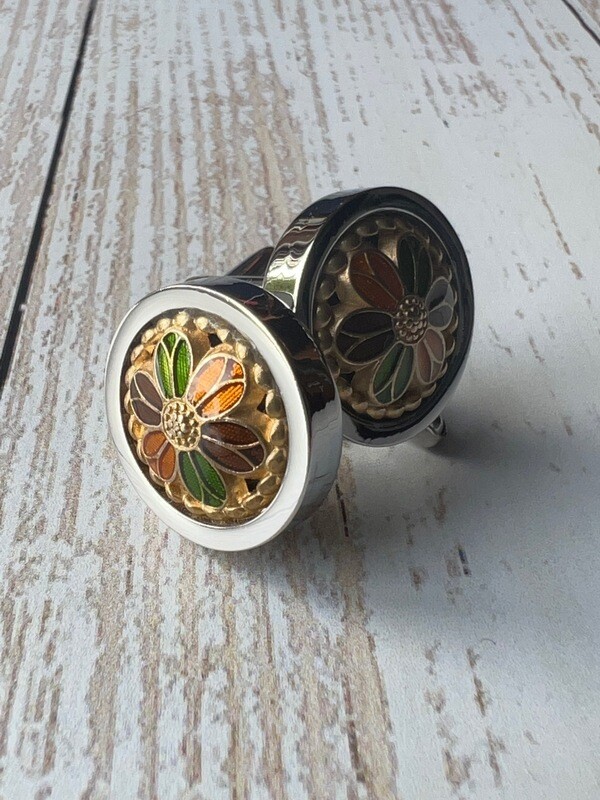 Floral Autumnal Cufflinks