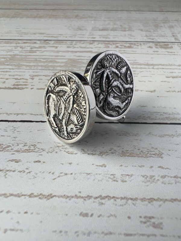 Equestrian Man and Horse Cufflinks