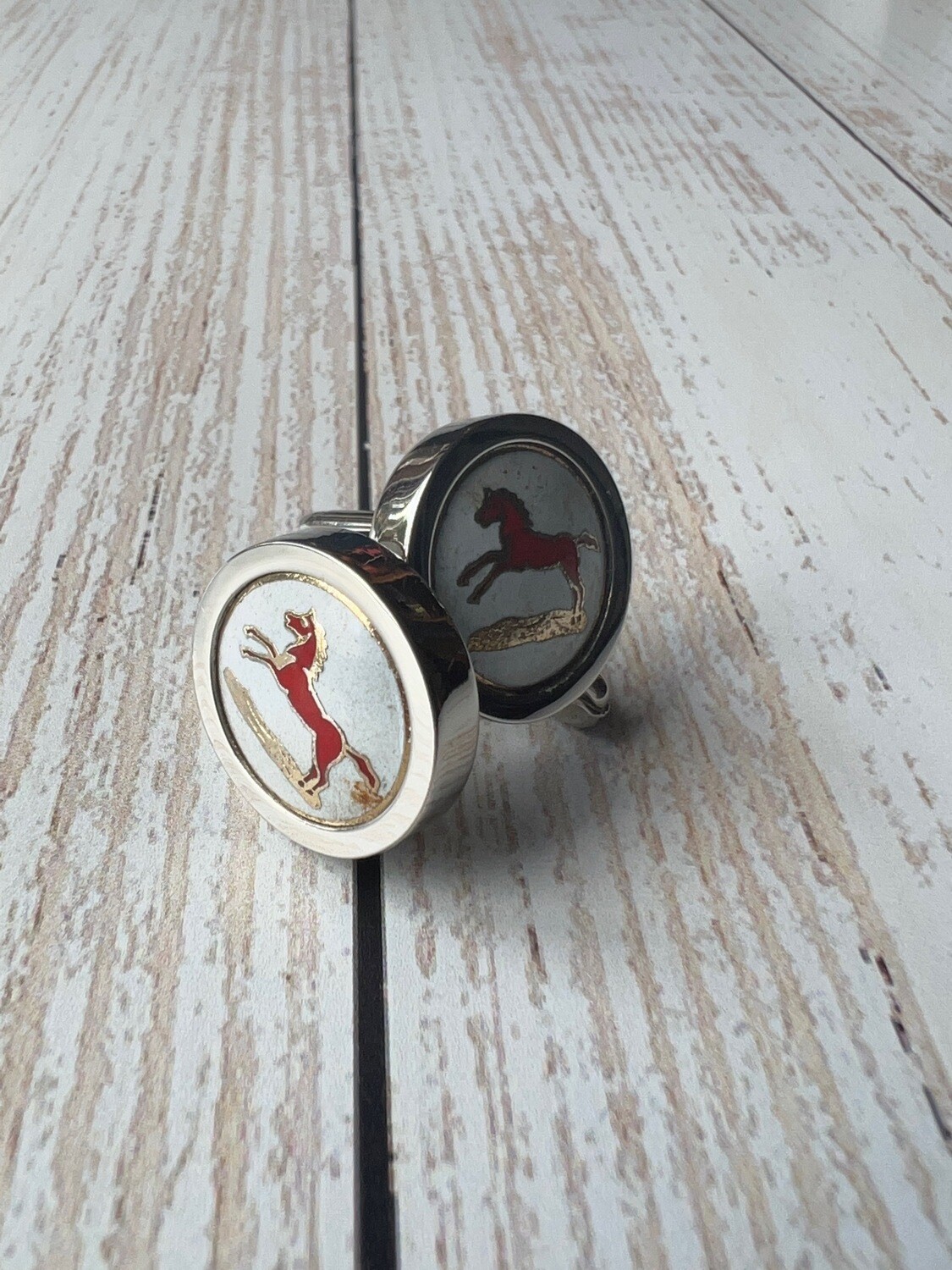Equestrian Prancing Horse Cufflink