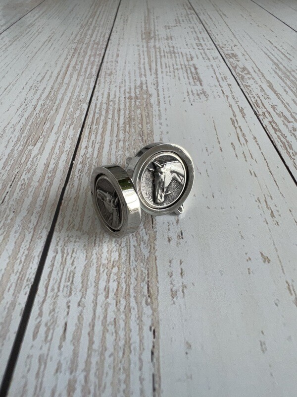 Equestrian Horse Head Cufflinks