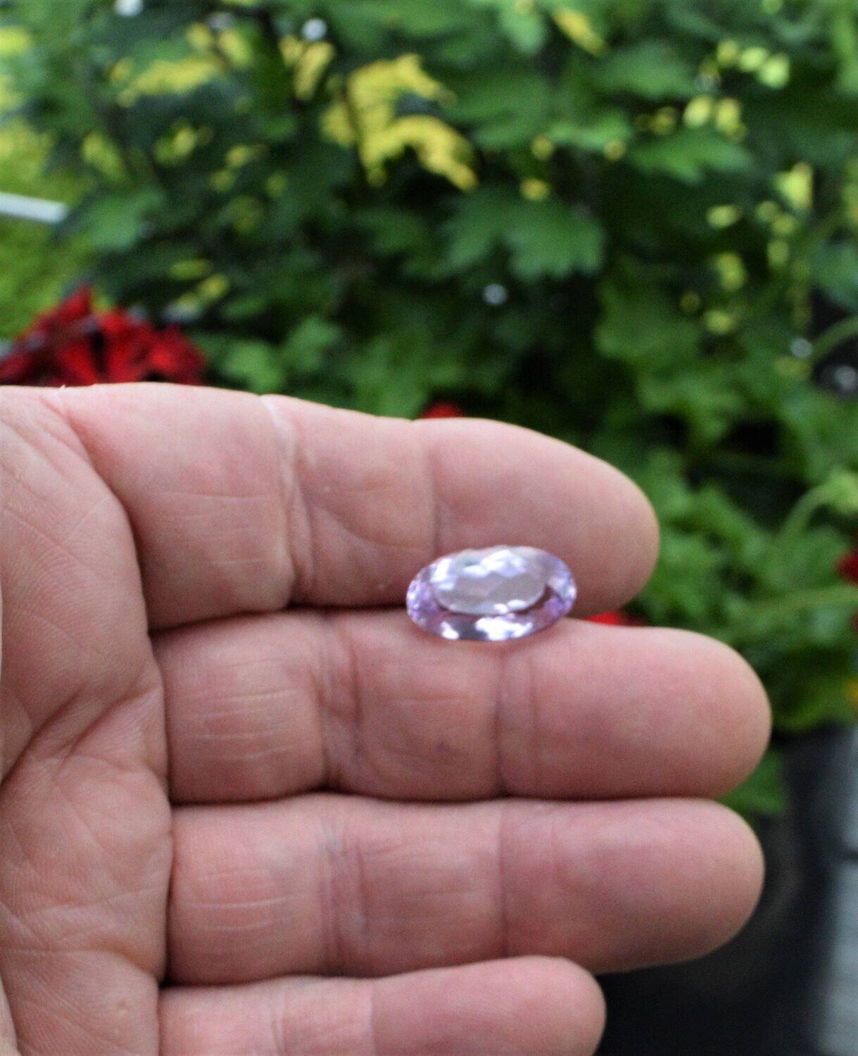 15 cwt  Untreated Earth Mined  Kunzite Pendant Size.  19.2x11.2x8.7 mm.