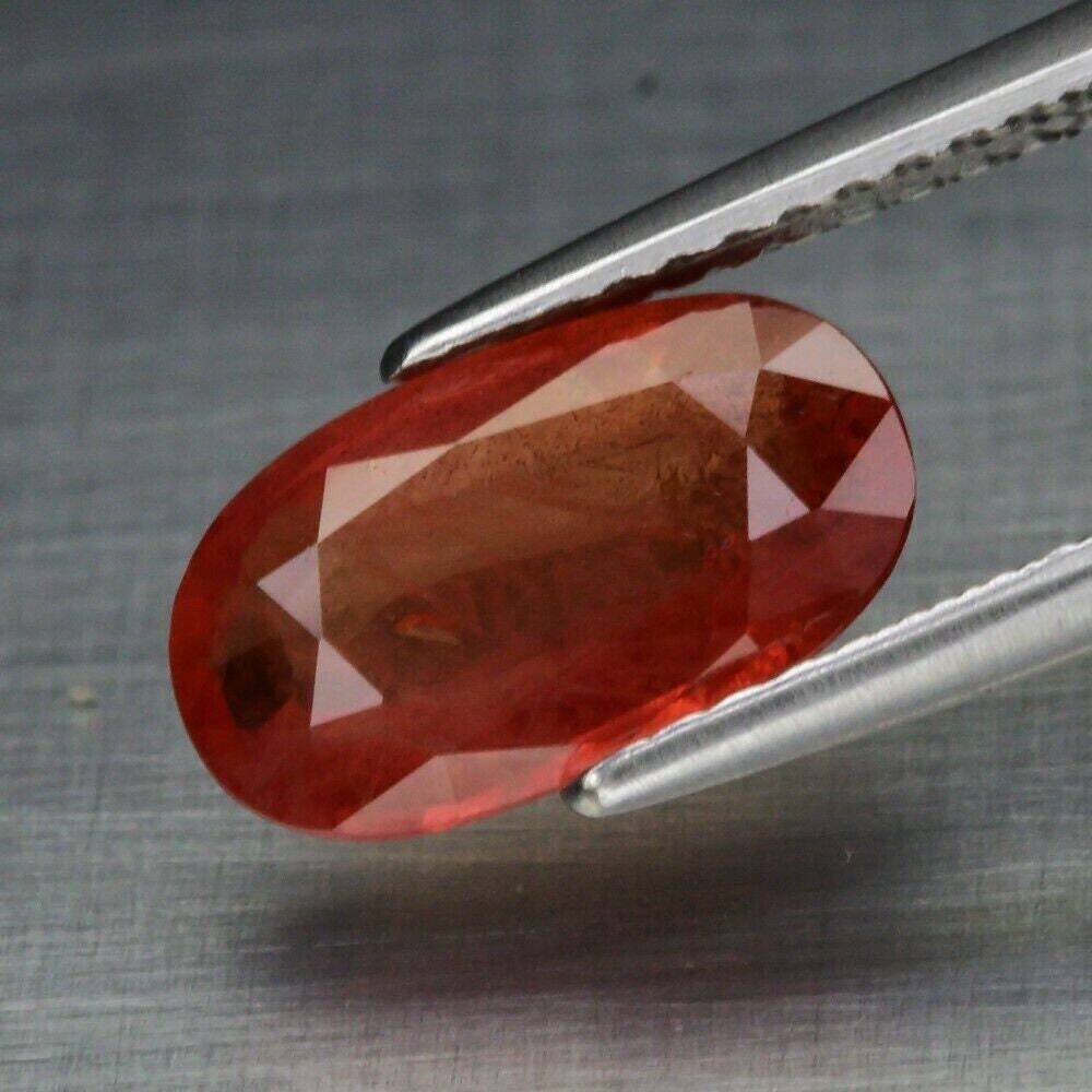 Orange Sapphire . 2.12 cwt. Natural Earth Mined . September Birthday