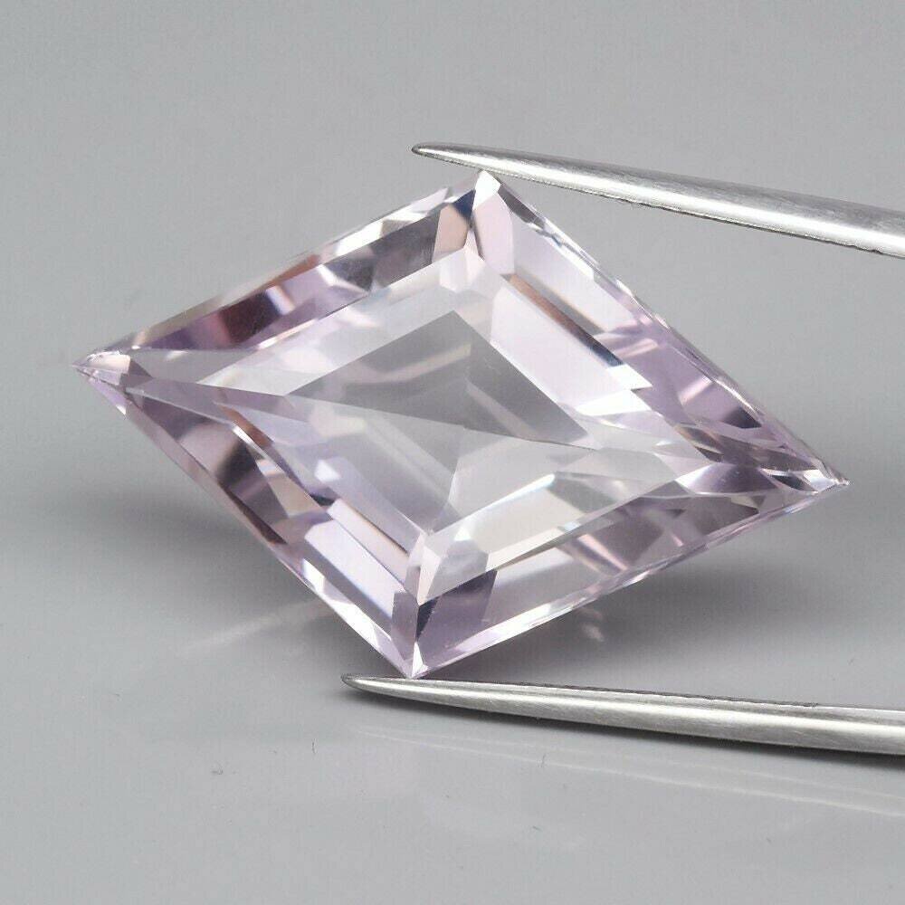Pendant Size Amethyst.  A 25 cwt. Earth Mined, No Treatments. 30.5x19.8x11.5mm. Especially Cut For Us