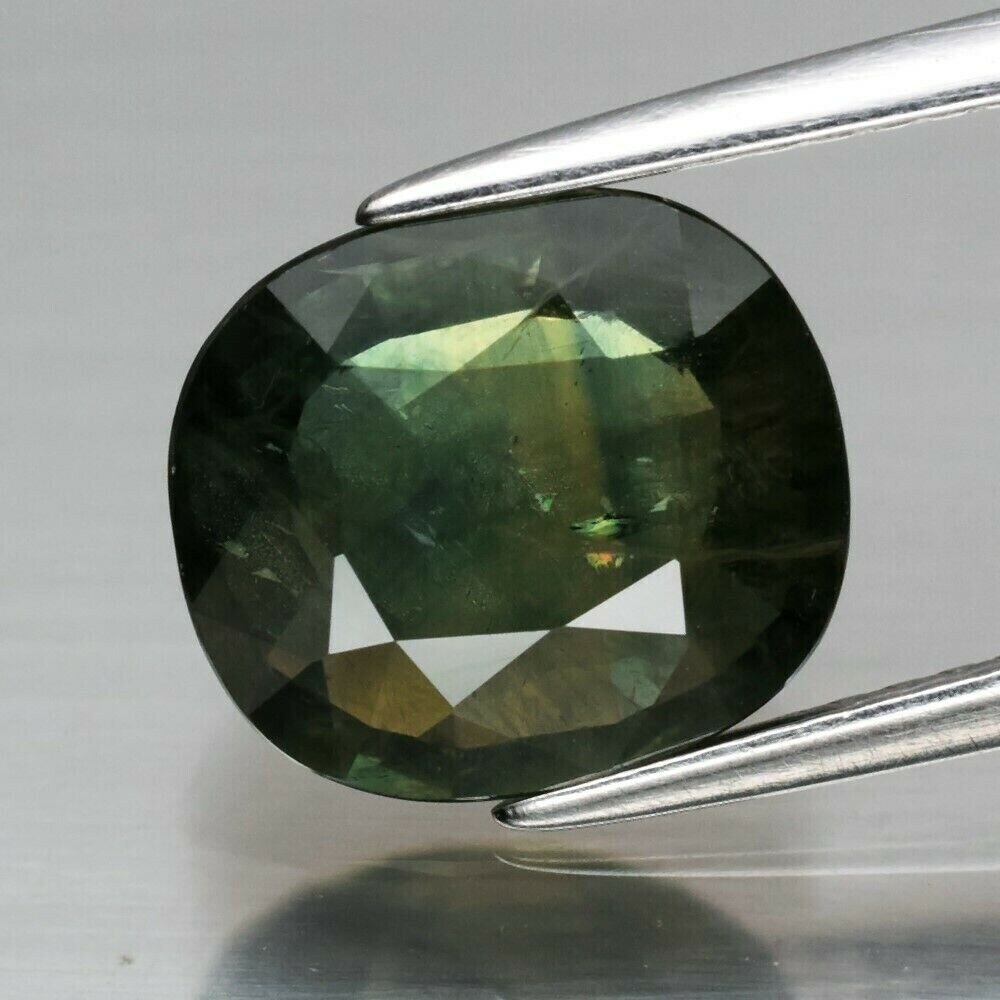 Green Sapphire. 3.55 cwt. Natural Earth Mined . Independent Master Valuer Appraised for  $440. See Video