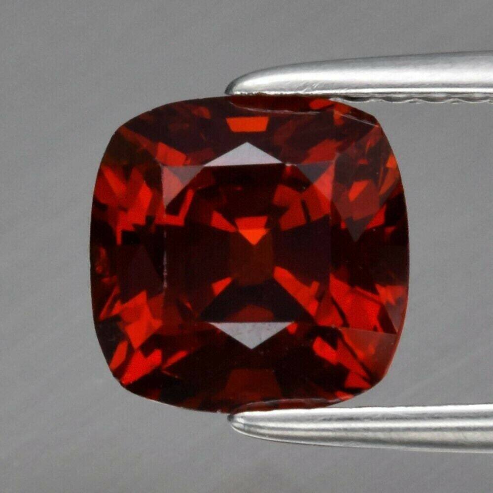 2.08 cwt Untreated Spessartite Garnet. 7x7x4.7mm. January Birthday .