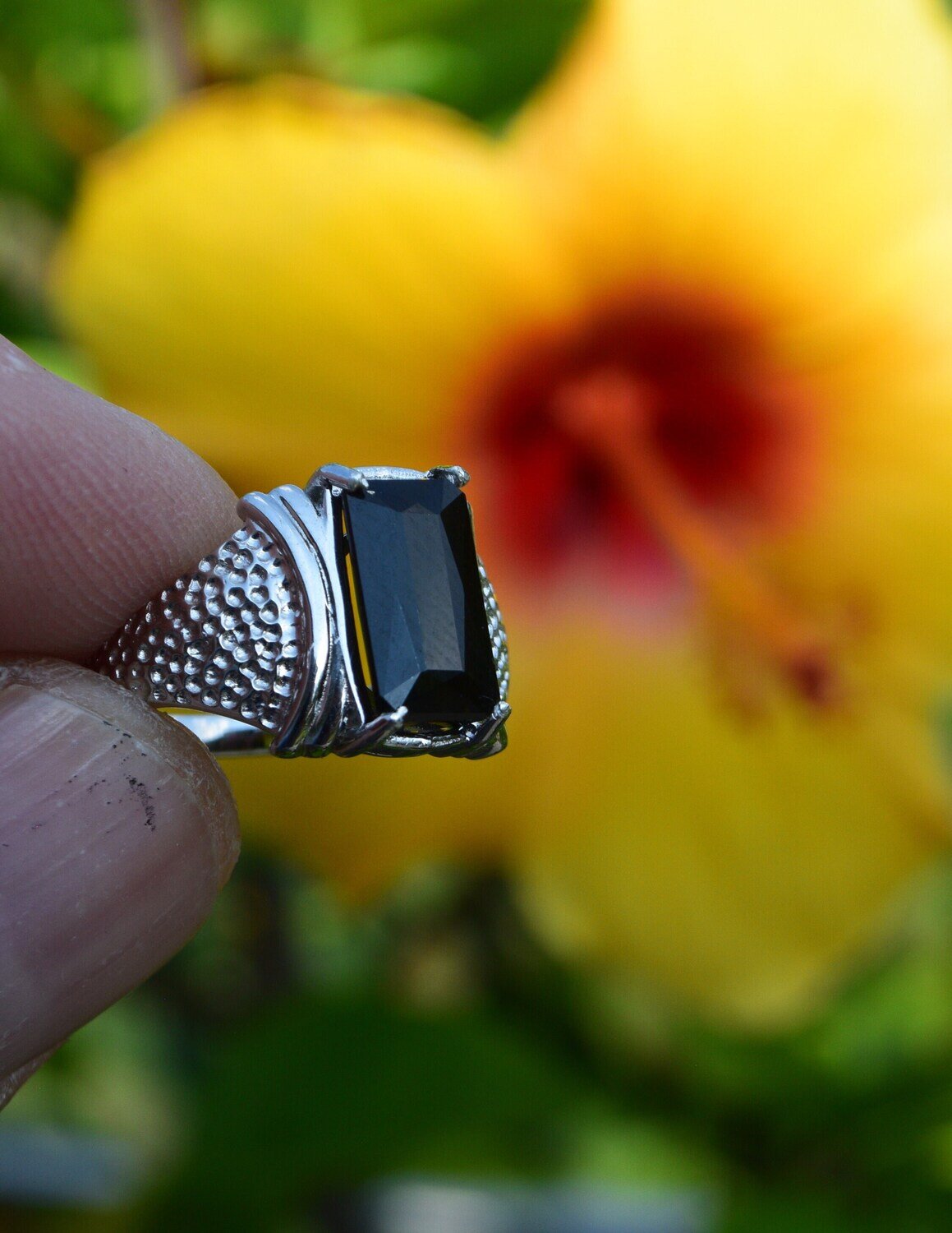 Size 8 Ring Tourmaline Ring, Stone approx. 3.4cwt. Natural Earth Mined . October Birthday. See Video