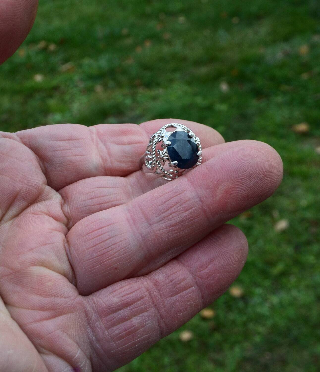 Size 7 Ring Appraised by  Independent Master Valuer: 5.42CT Sapphire for $813,  BEFORE setting. See Video
