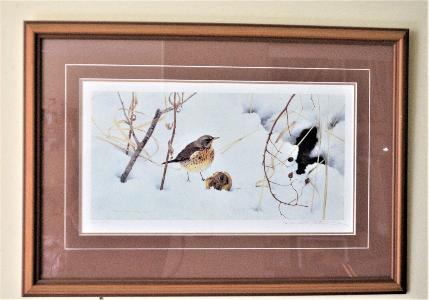 Limited Edition  by Canadian Pierre Surtes. Framed Size Approx. 29&quot; x 20&quot;. Signed and numbered, 206 of 950.