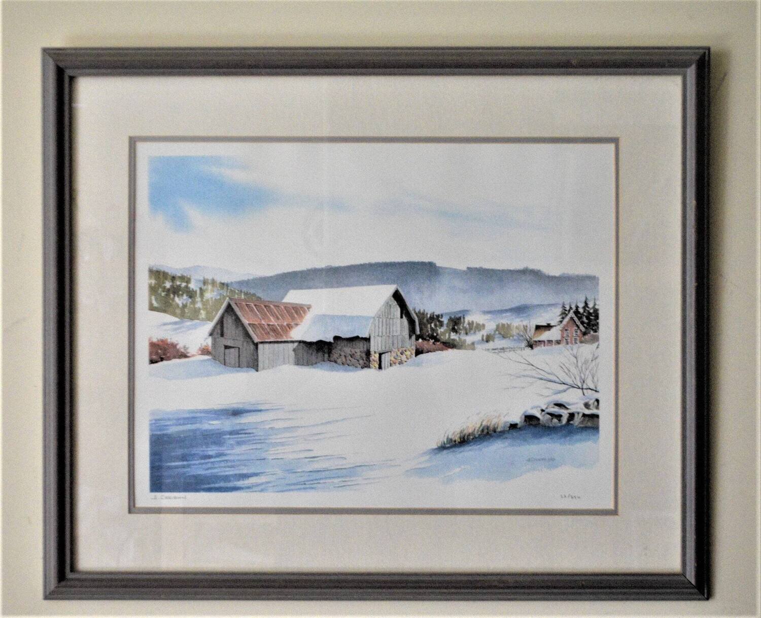 Limited Edition  by A. Legiehn. Framed Size Approx. 24&quot; x 20&quot;. Signed and numbered, 23 of 390.