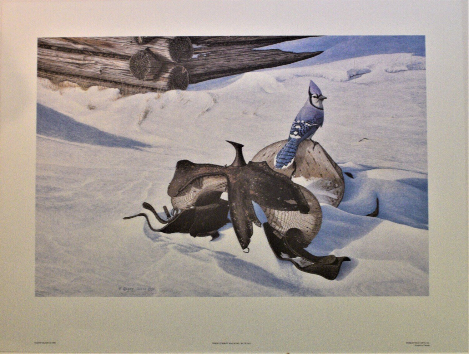 Limited Edition  #16 of 45 Artist Proofs  &quot;When Cowboy was King&quot; by Glenn Olson