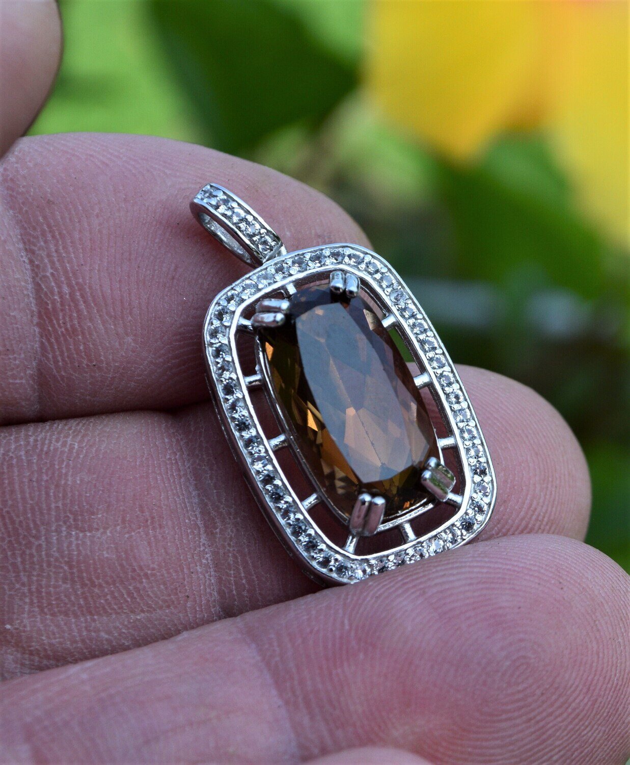 Topaz Pendant, stone 12.53cwt.  17.4x9.5x8.3 mm Independent  Master Valuer Appraised for $1,550 Before Setting.