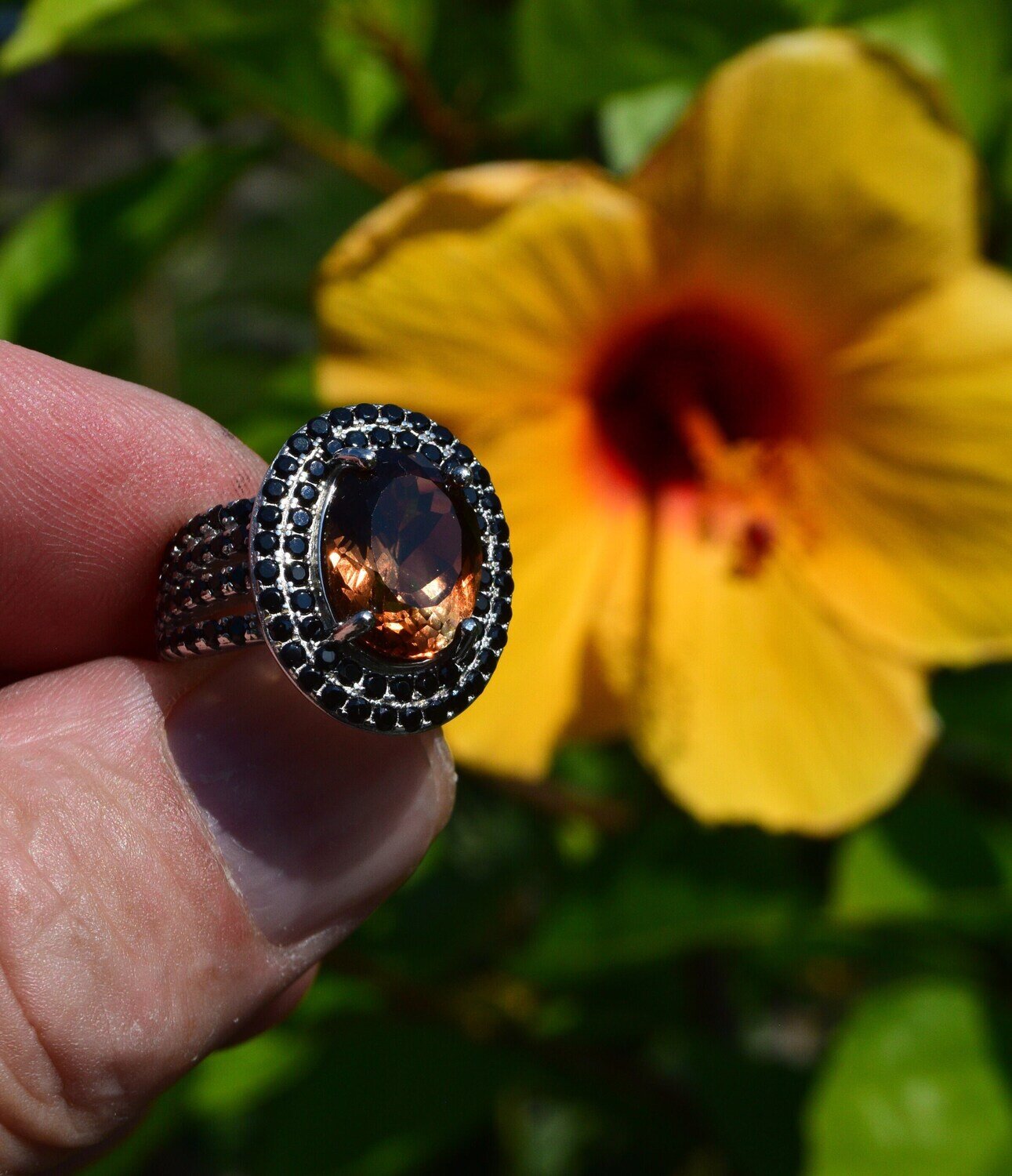 Size 6.5 Topaz Ring. 8.10cwt. Independent   Master Valuer Appraised for $1,100 BEFORE Setting . See Video