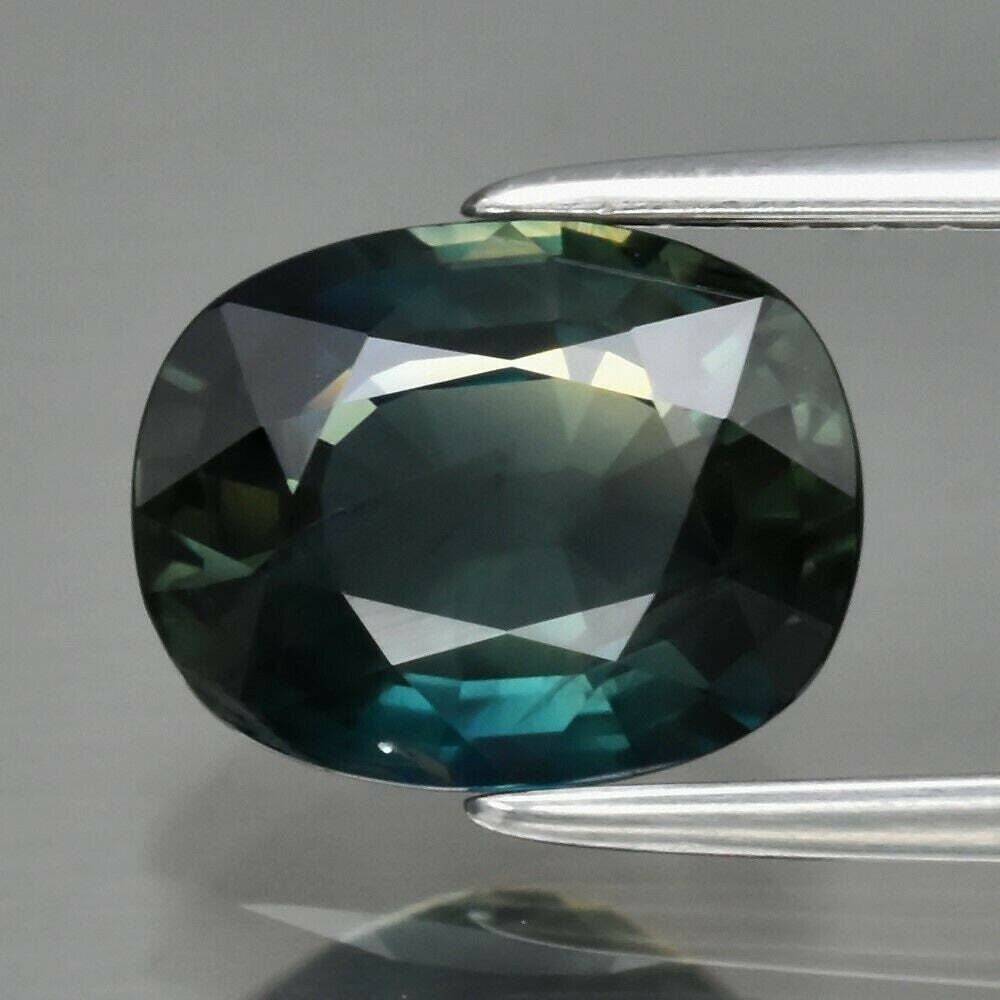 Greenish Blue Sapphire. 2.24 cwt. Natural Earth Mined .September Birthday.  See Video