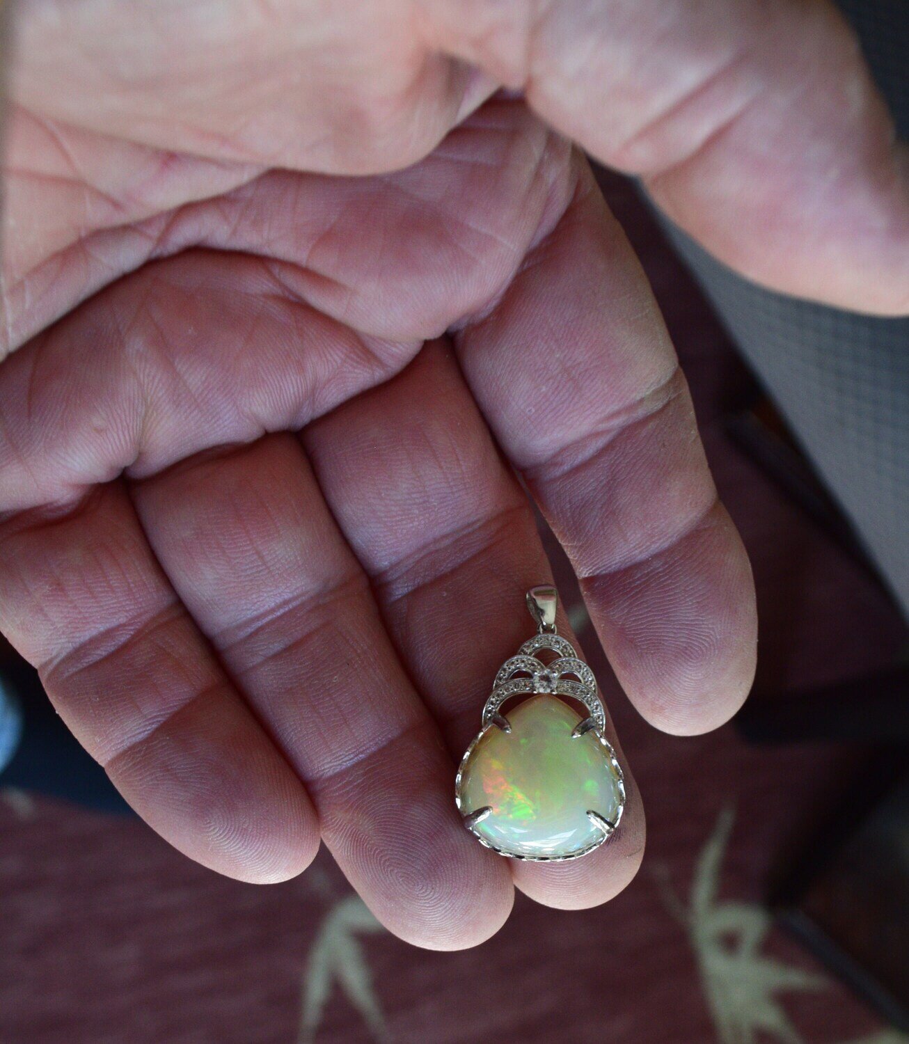 Hold for Tess: Opal Pendant. 14.5ct. Untreated Opal. Independent  Master Valuer Appraisal: $2,900