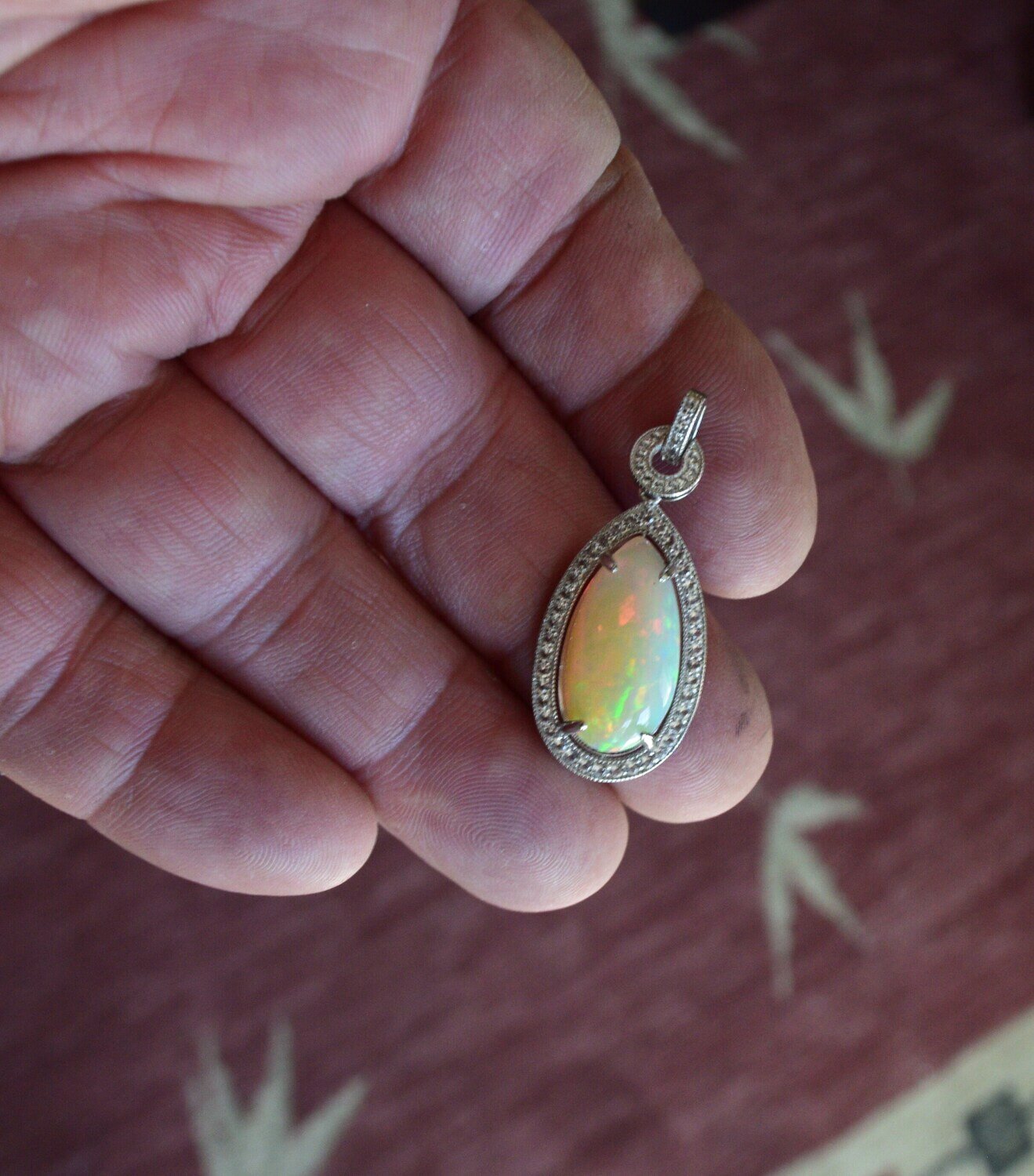 8.3 cwt Untreated  Opal in Pendant. Independent Master Valuer Appraisal: $1,865 BEFORE Setting!