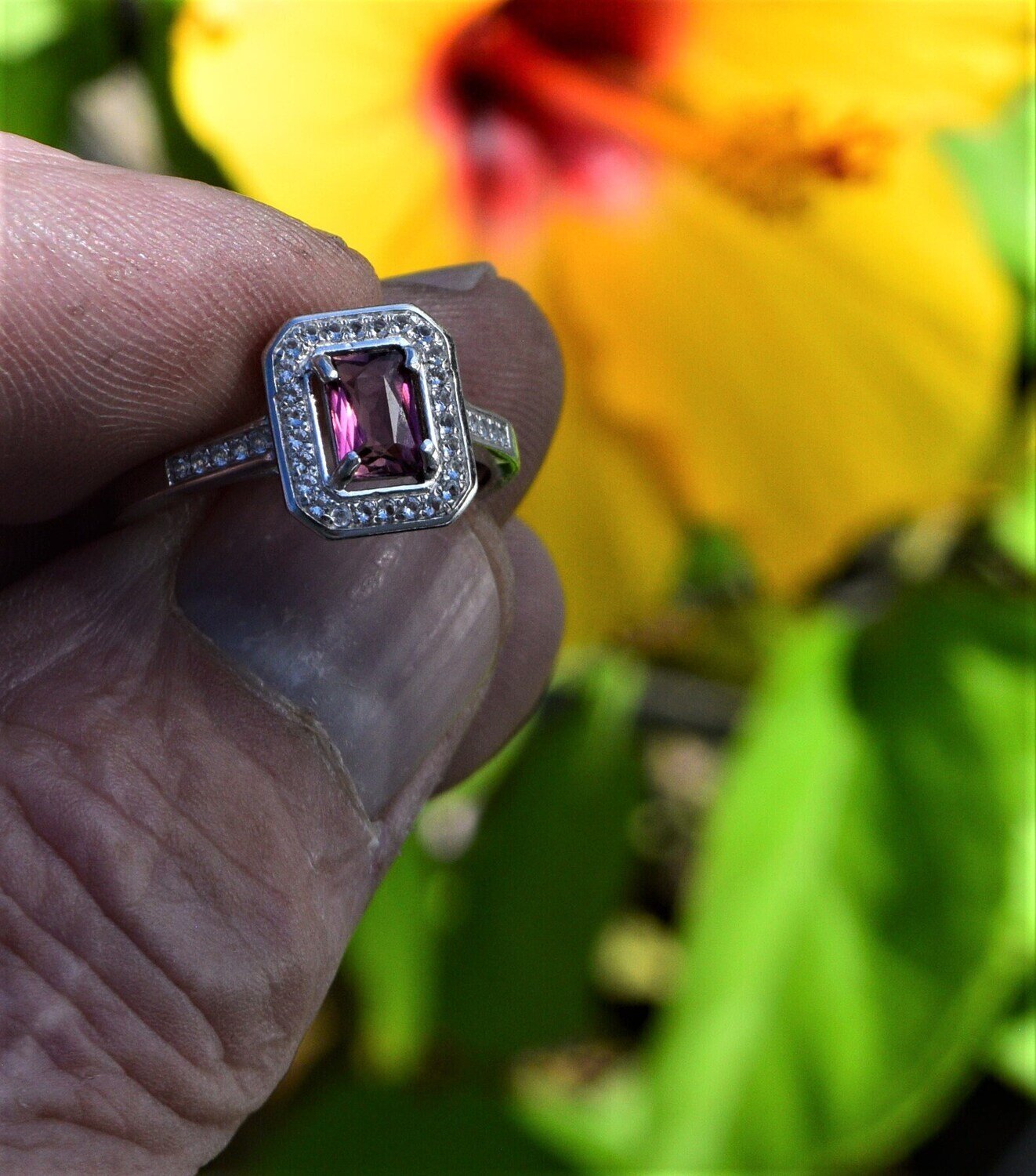 Size 9 Ring.  Tourmaline Approx. .6cwt. Natural Earth Mined .