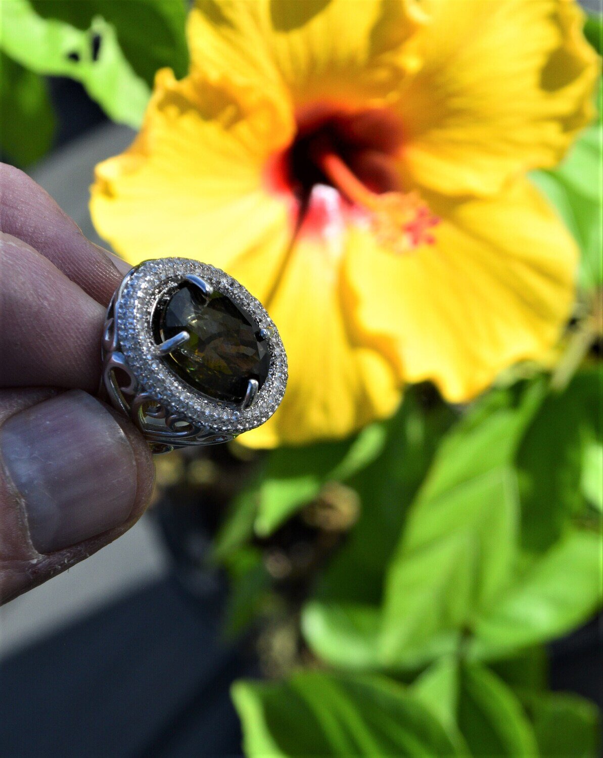 Size 8 Tourmaline Ring . 11.2 cwt. Untreated. October Birthday. SEE NOTE. See Video