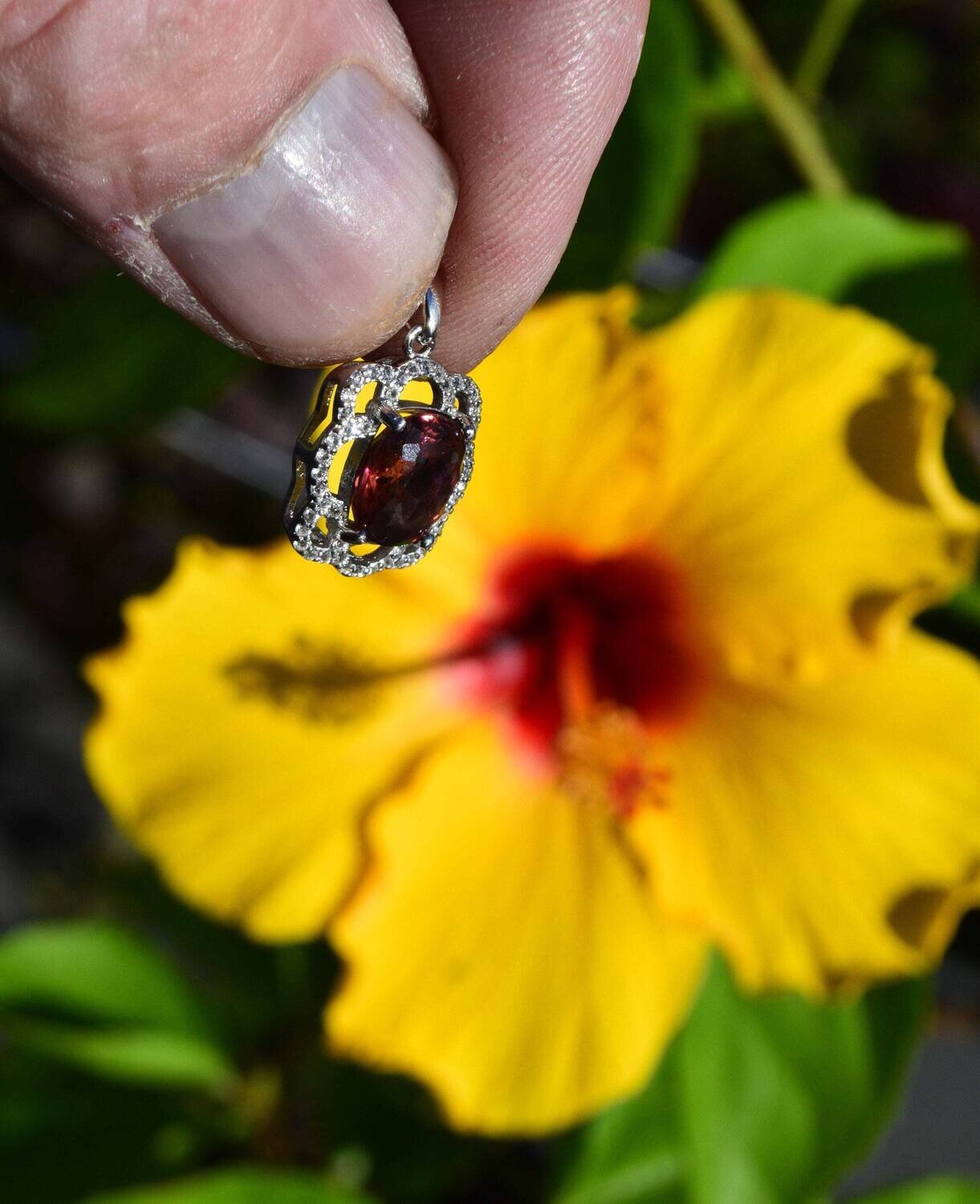 Hold for Scott. Tourmaline Pendant. Stone approx. 2.75 cwt. Natural Earth Mined . October Birthday. See Video