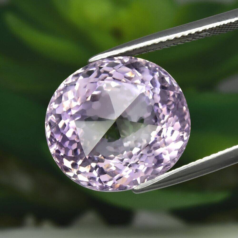 Amethyst,16.7cwt.  Natural Earth Mined.    16x14.6x12.3mm. Unheated. February Birthday Video