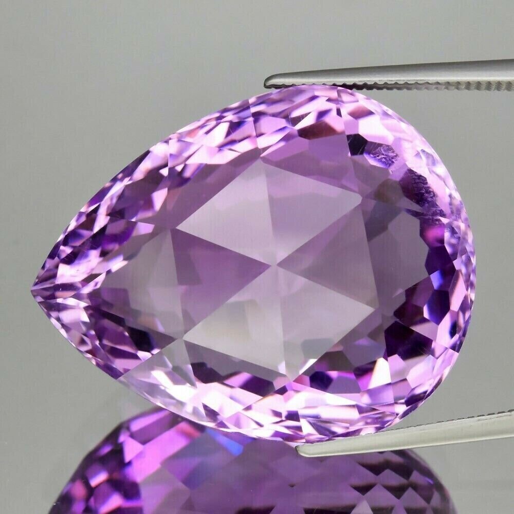 47.8 cwt Amethyst.  Master Valuer Appraised at $1,935. 25.6x21x16mm. See Video.