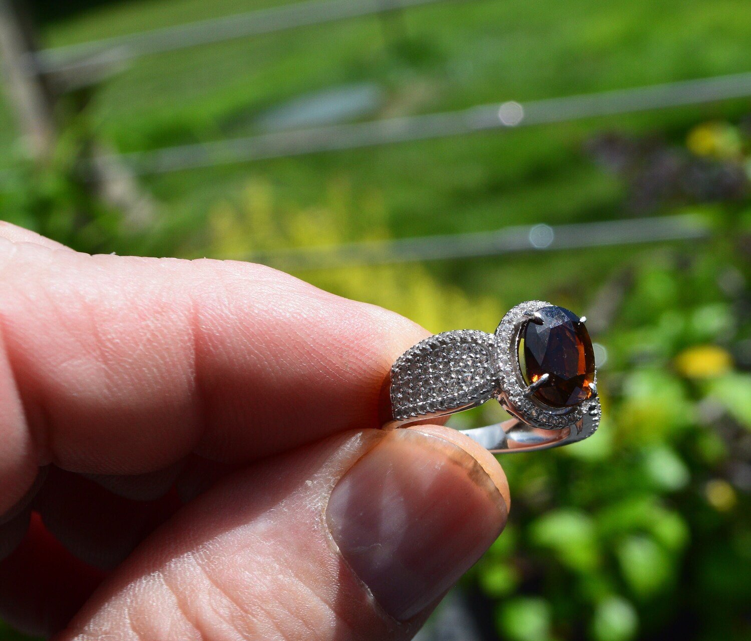 Size 7 Ring. Tourmaline 2.72 cwt. Natural Earth Mined .  October Birthstone. See Video