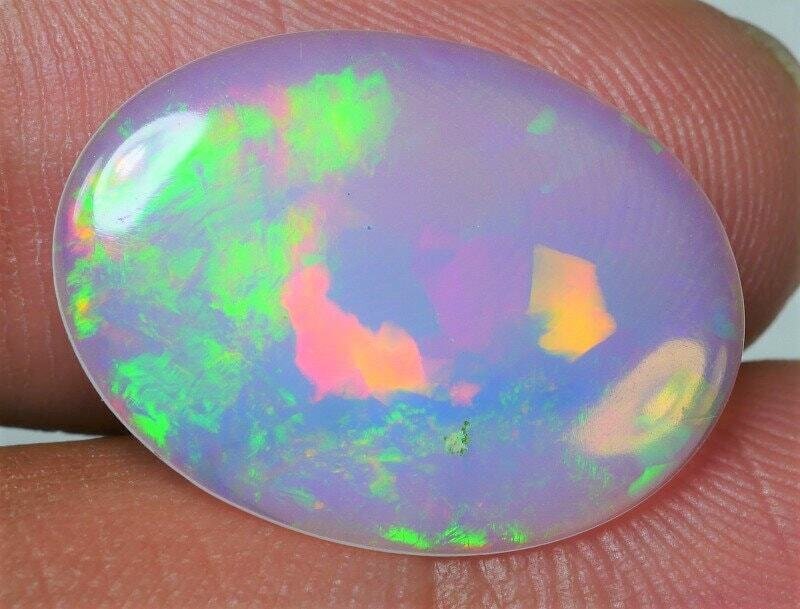 Opal, 3.4 cwt. Natural Earth Mined 19.8 x 14.5 x 2.2 Crystal Opal . October Birthday