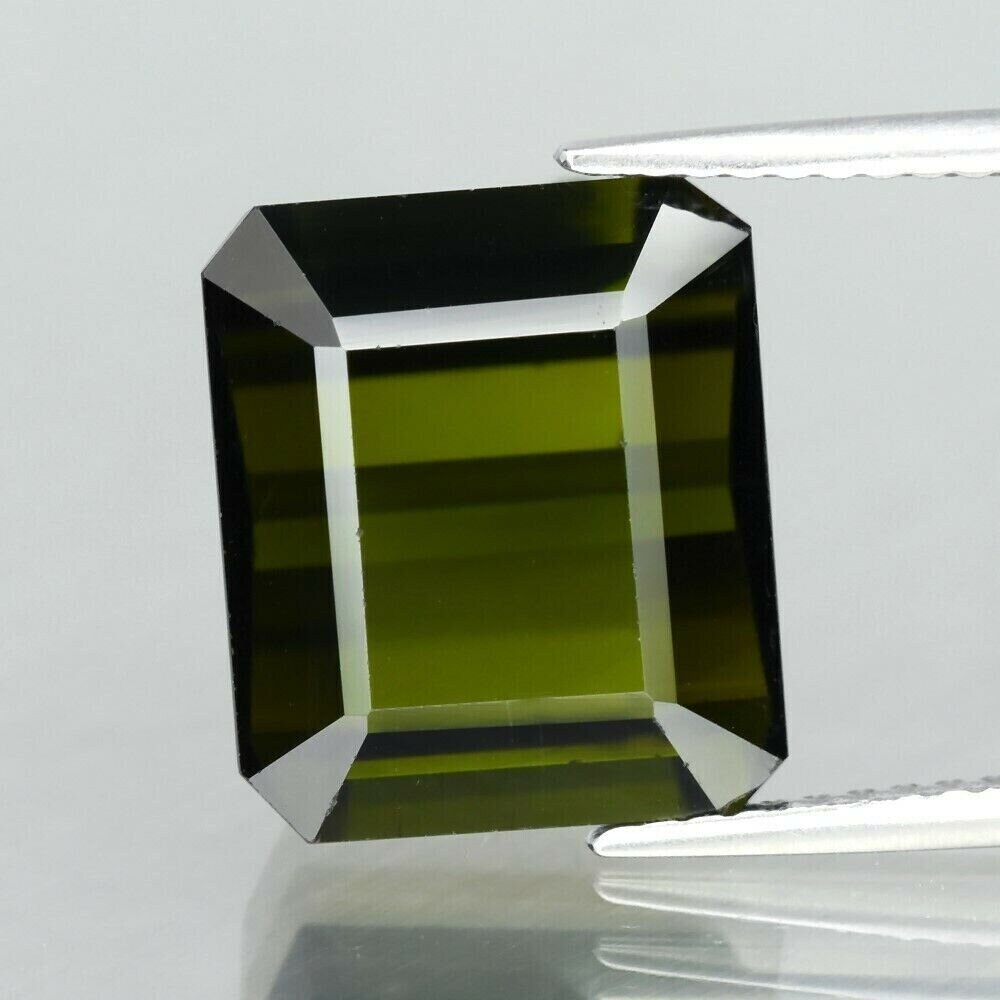 Tourmaline. Approx.  8.7cwt.  Natural Earth Mined. 12x10.4x8.1mm. October Birth Stone.  Unheated. See Video
