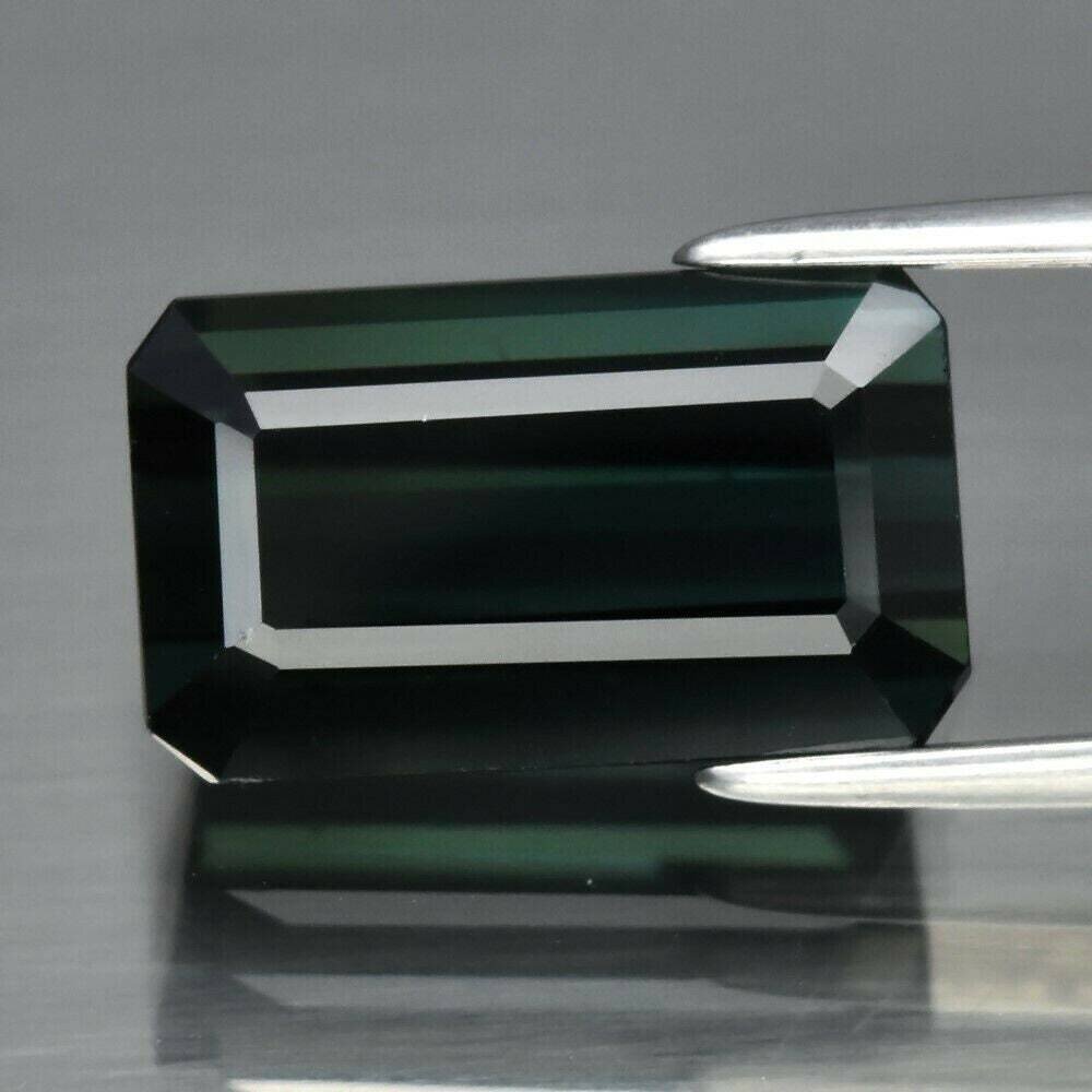 Tourmaline. Bluish Green. Approx.  4.4cwt. Earth Mined. 12x7x5.3mm. October Birthstone. Unheated. See Video
