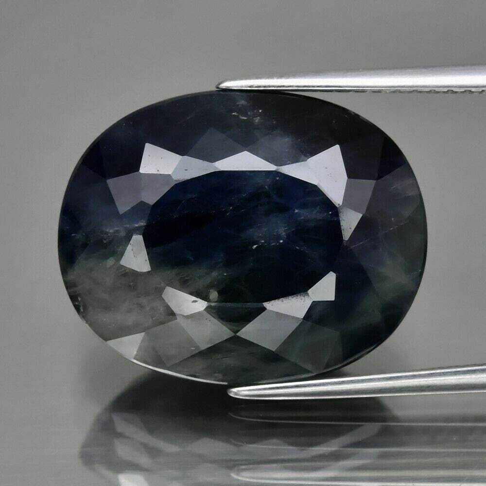 Huge Deep Blue Sapphire. 21.9 cwt. Natural Earth Mined . September Birthday. See Video