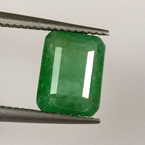 Emerald. 1.45cwt.  Natural Earth Mined .  8x6x3.5mm . May Birthday