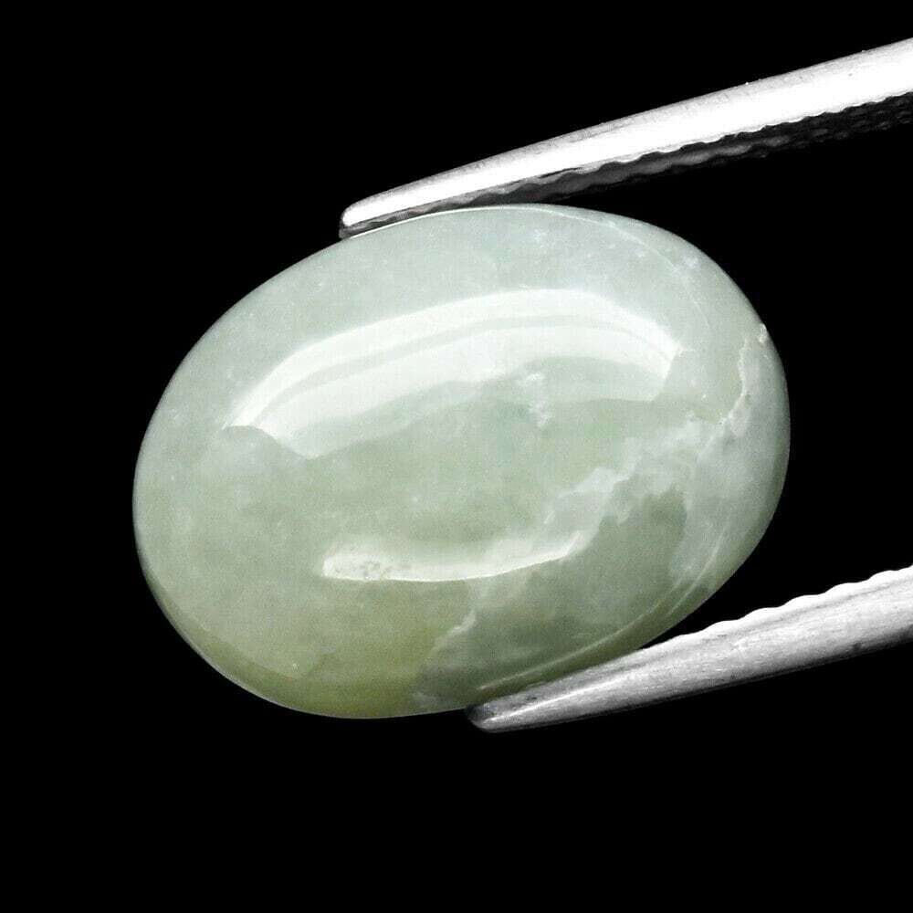 Jade from Burma. Approx.  7.2cwt. Natural Earth Mined. 13.5x10x5.8mm. Untreated. See Video