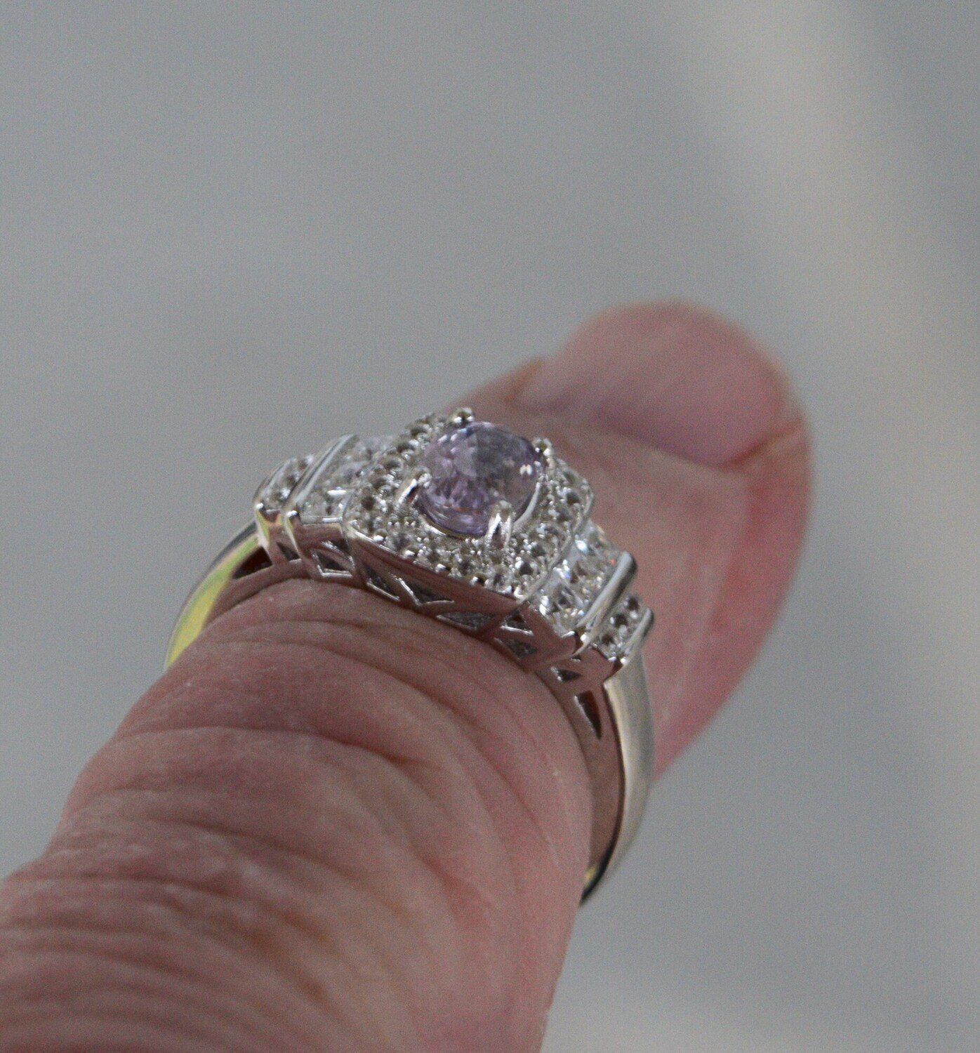 Size 7 Ring, Pink Sapphire.  1cwt. Natural Earth Mined .  September Birthstone. See Video