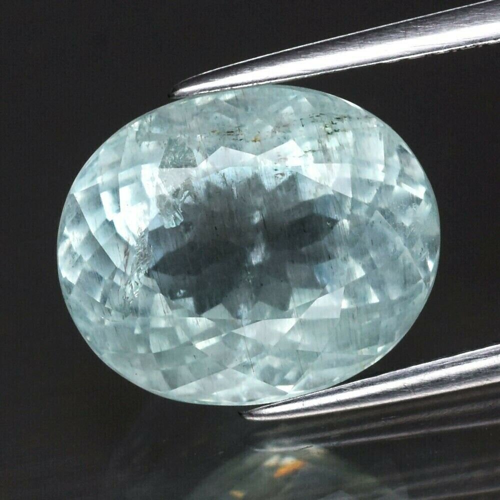 Aquamarine, 6.15 cwt. Natural Earth Mined .  March Birthday. See Video.