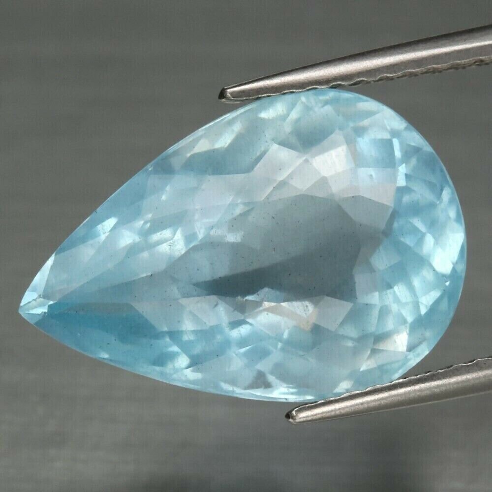Aquamarine, 6.41cwt. Natural Earth Mined . March Birthstone.