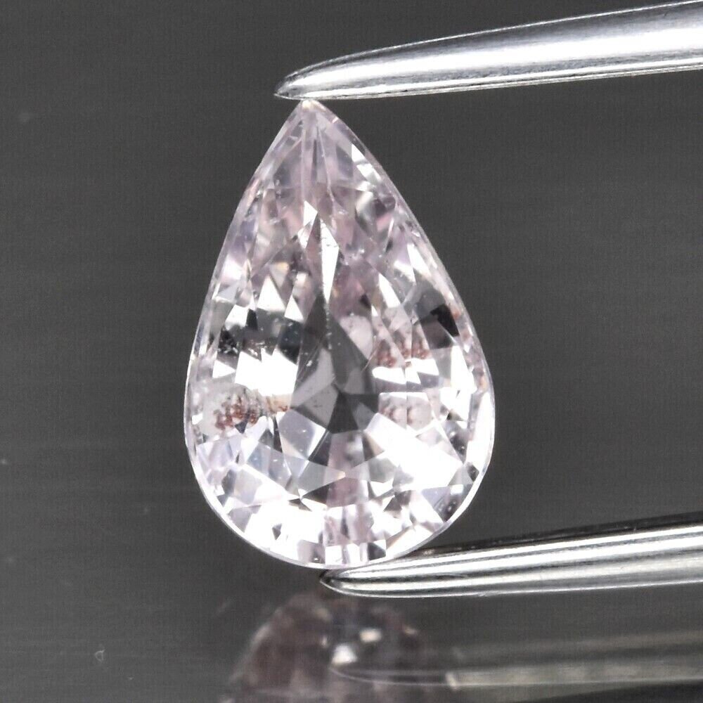 Size 7, Not Set. Unheated Pink Ceylon Sapphire. Approx. .95cwt.  7.3x4.8x3.4mm. Ring Setting Incl. See Video