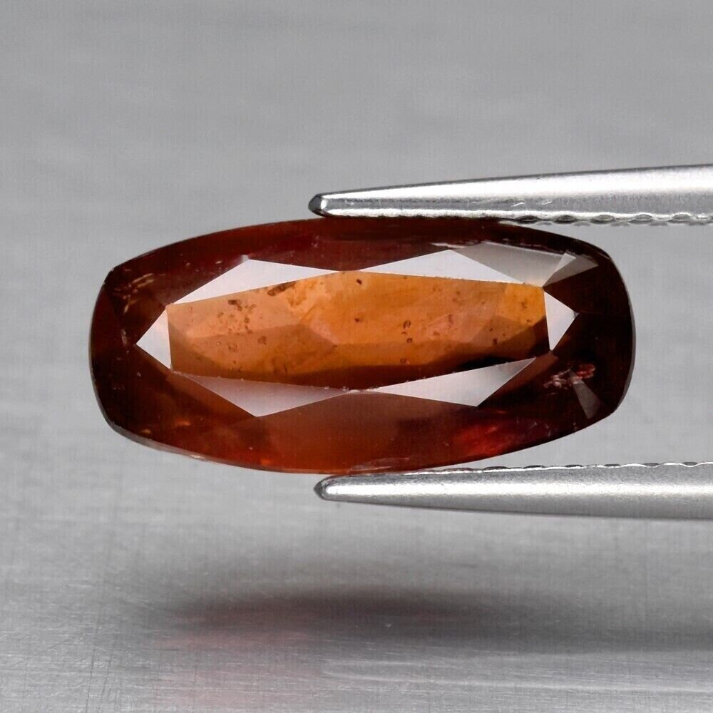 Unheated Orange Sapphire. Approx.  3.1cwt. Natural Earth Mined. 12.2x5.8x4.3mm. See Video