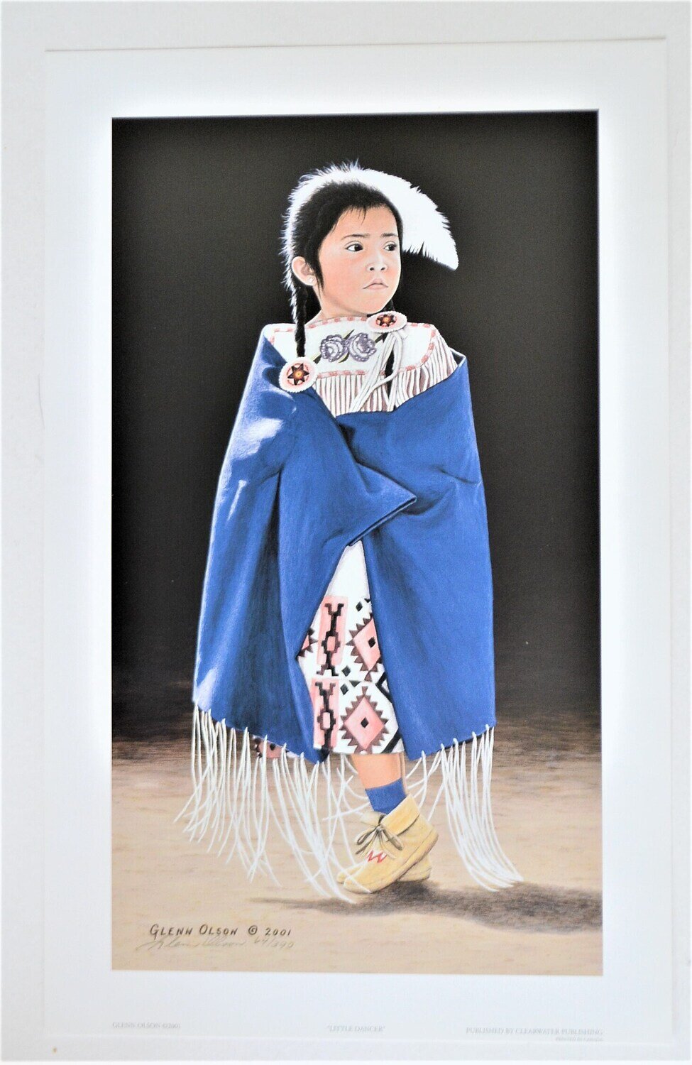 Little Dancer. Vintage  Out of Print Limited Edition , 64 of 390 Printed. Signed. 18&quot; x 11.5&quot; .