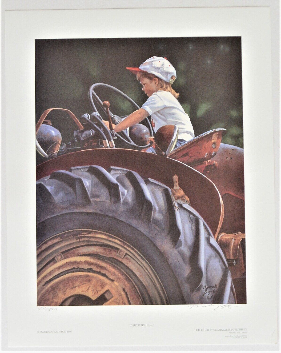 Driver Training.  Limited Edition of 1996 . 261 of 390 Printed. Signed. 16.75&quot; x 13.5&quot;