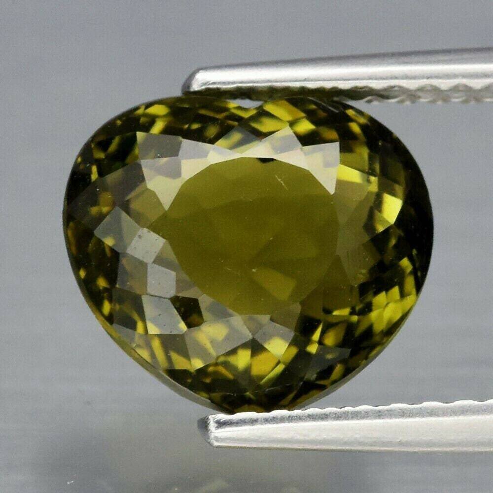 Tourmaline, 3.45 cwt.  Natural Earth Mined . Heart.  October Birthday.  See Video