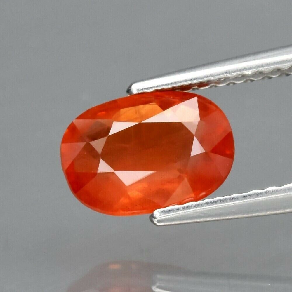 Orange Sapphire. Approx.  1.7cwt. Natural Earth Mined. 8.2x5.7x3.4 mm.